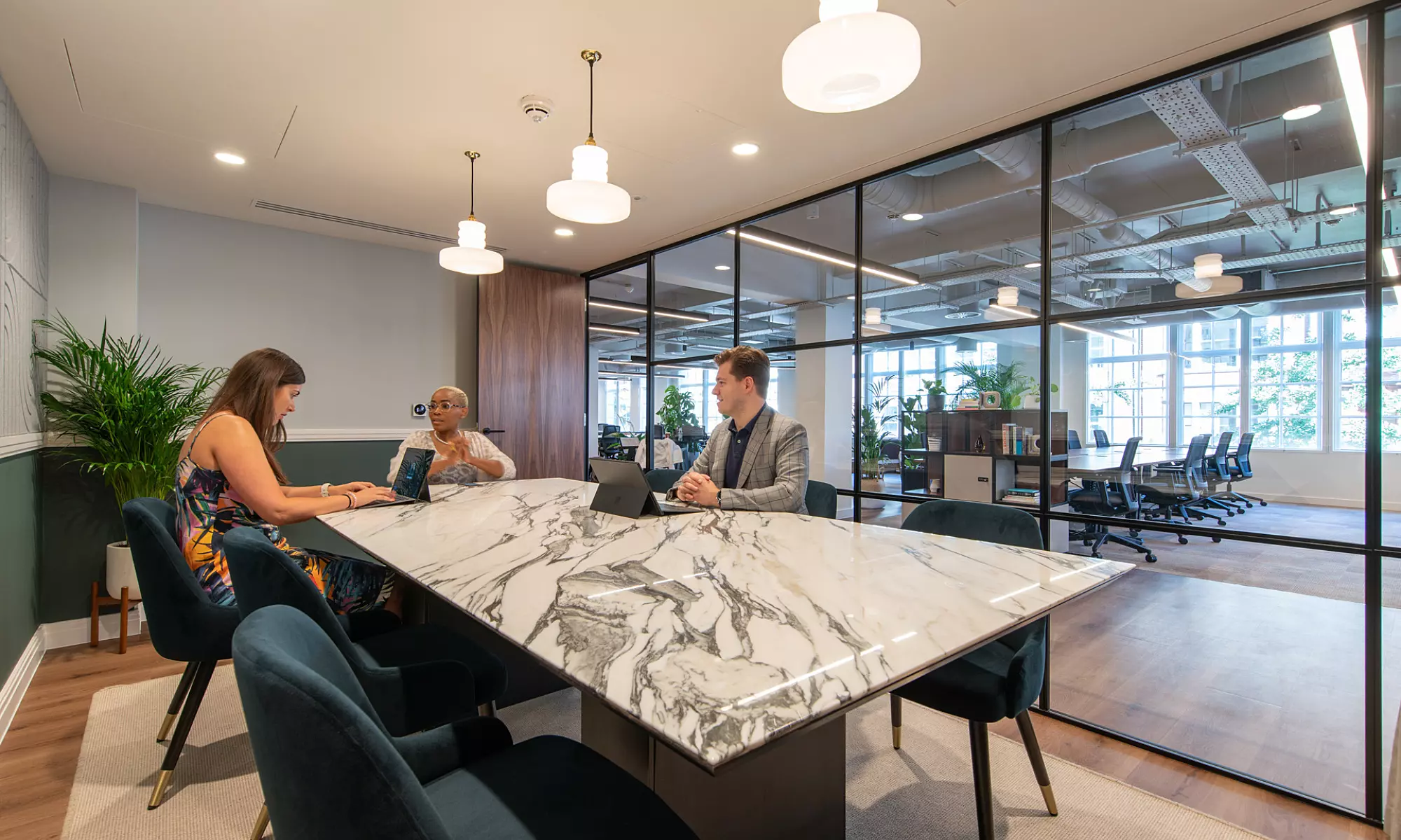 GPE's modern meeting room