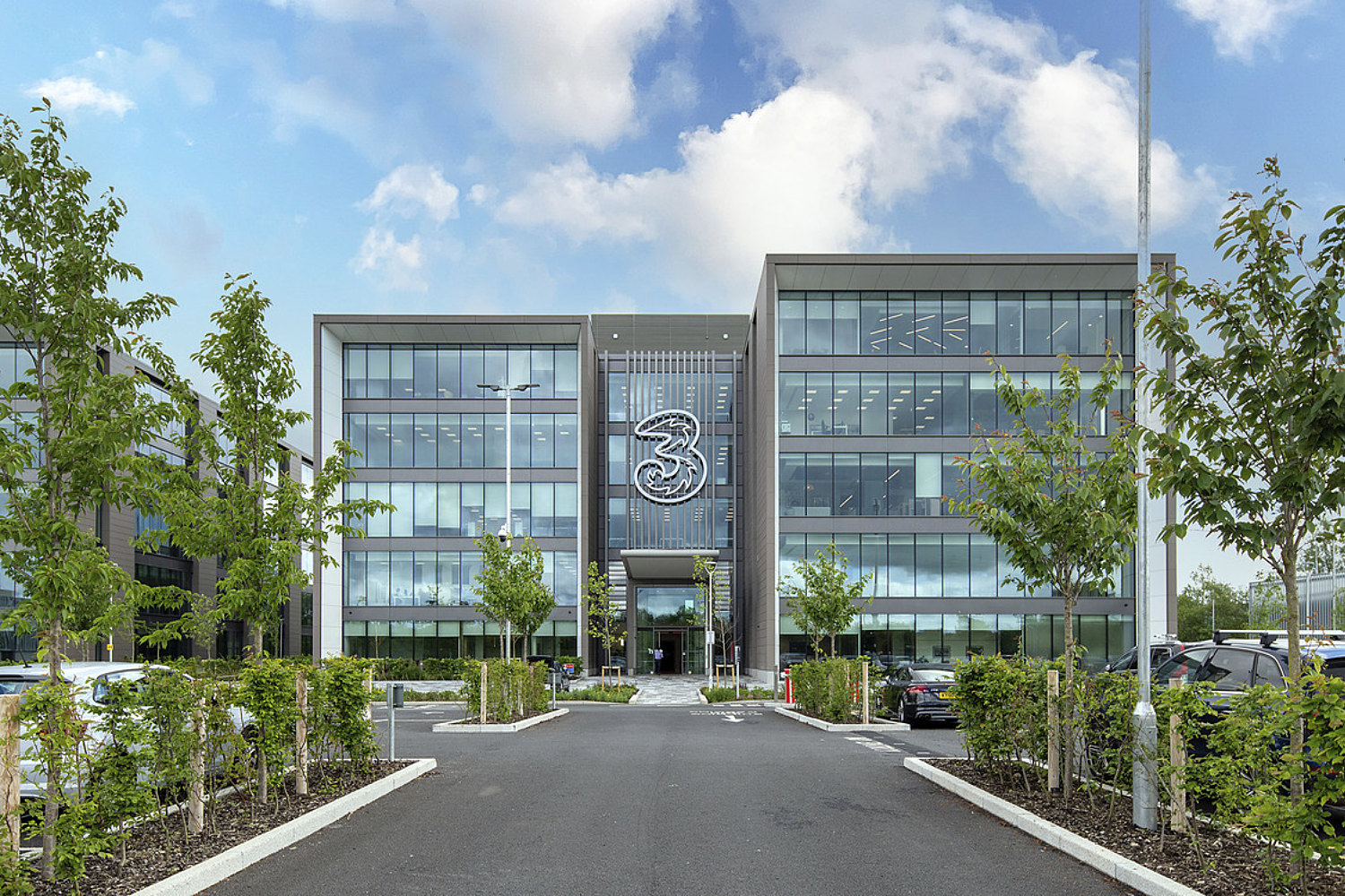 Exterior of Three’s Reading HQ
