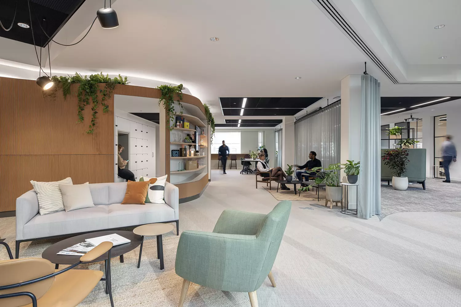Biophilia in London Kao office