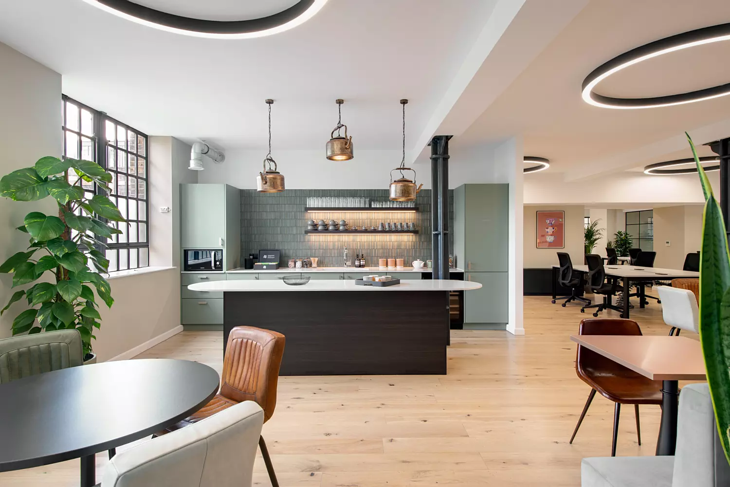 GPE Bramah House's modern kitchen design