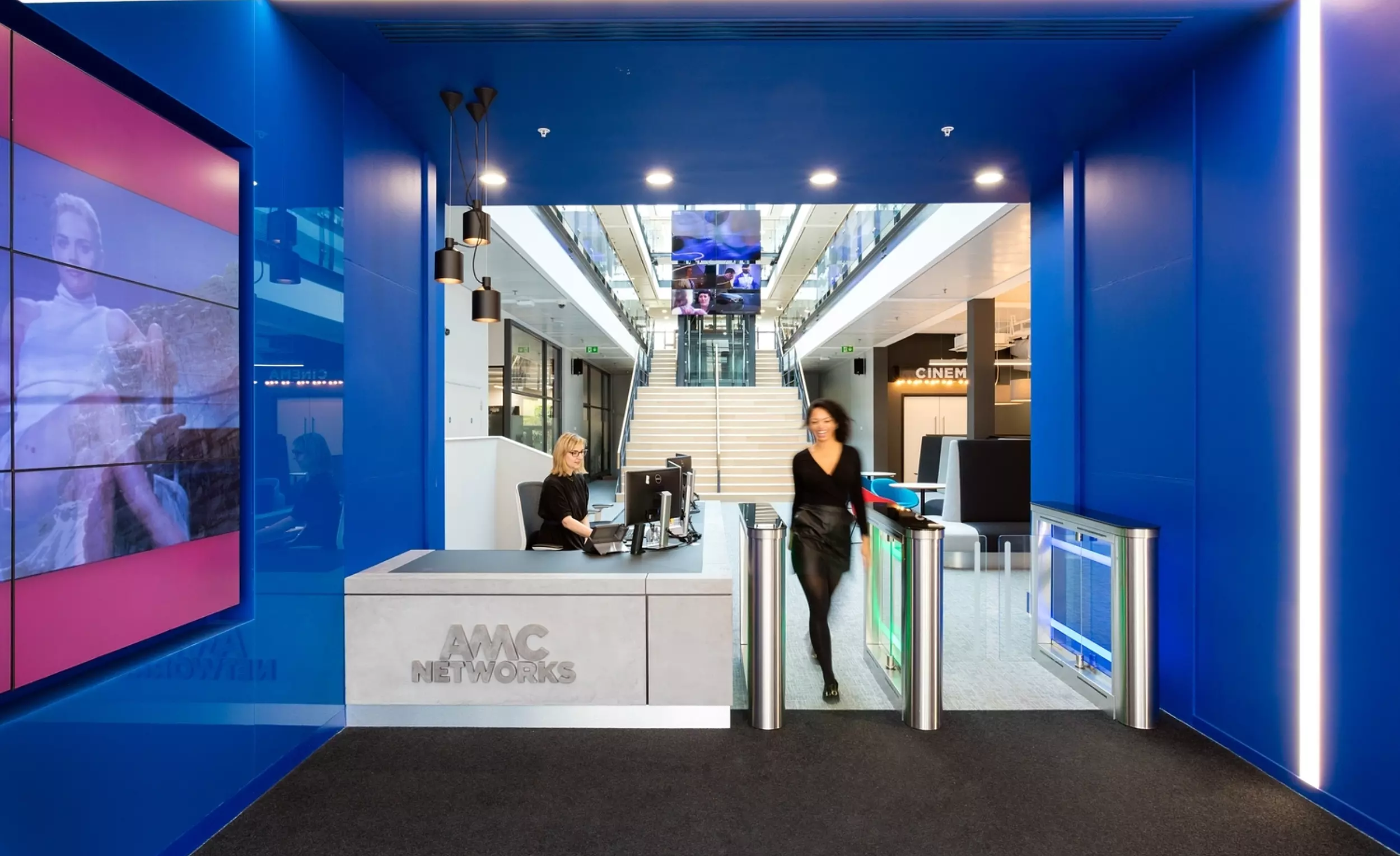 Entry system for office technology