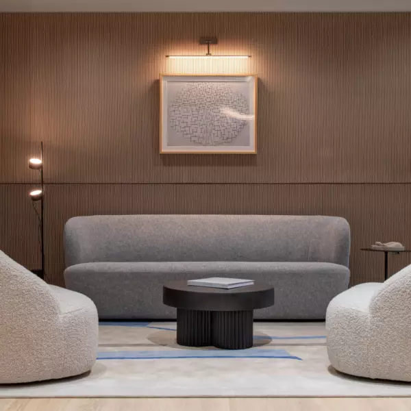 London office lounge area at Arctos