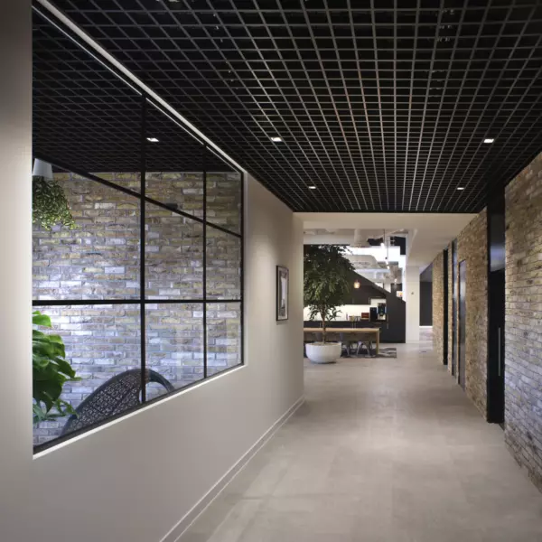Bottomline Office Design Industrial Style Hallway