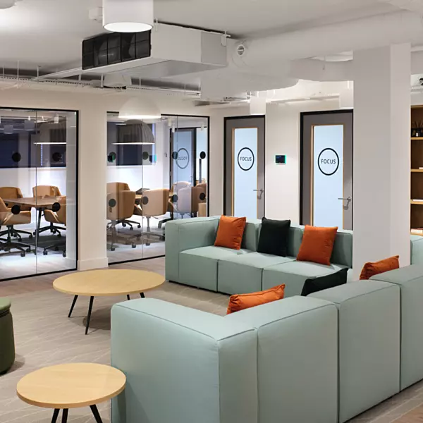 Informal seating at Causeway office