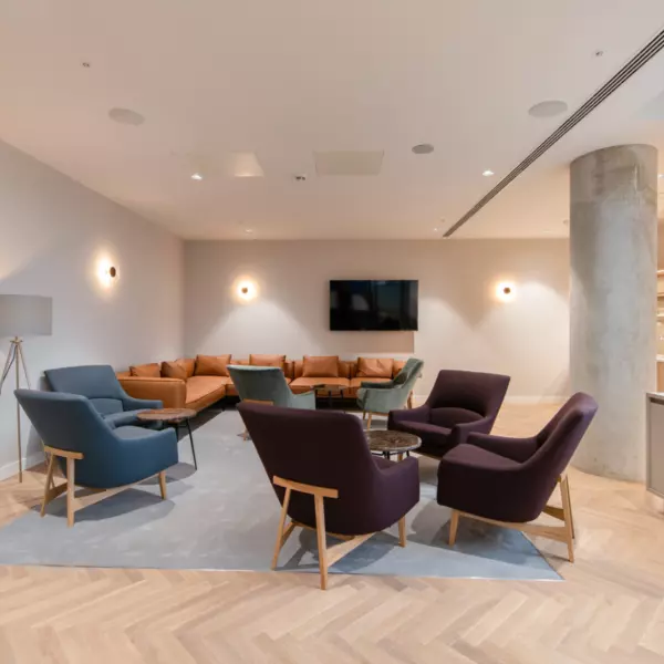 Soft furnishings in Hammersmith office