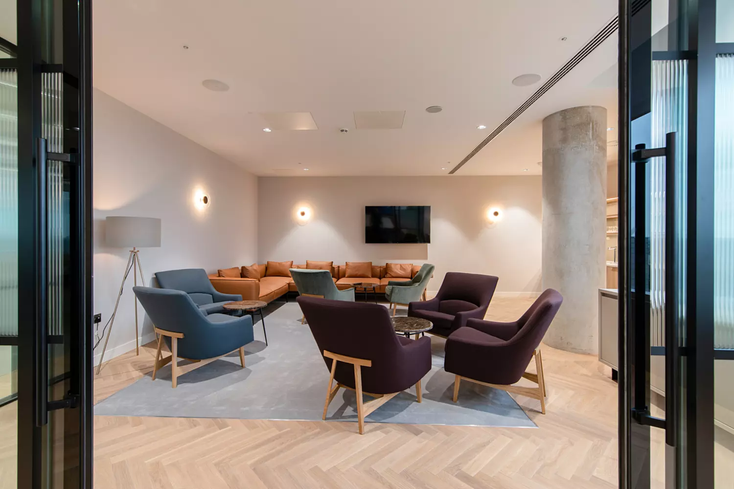 Soft furnishings in Hammersmith office