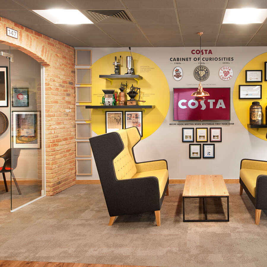 Touchdown areas at Costa in Basildon