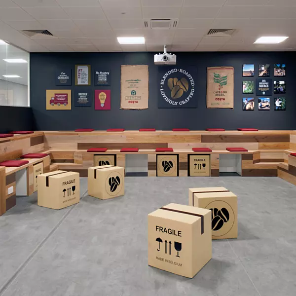 Costas town hall space at Basildon office