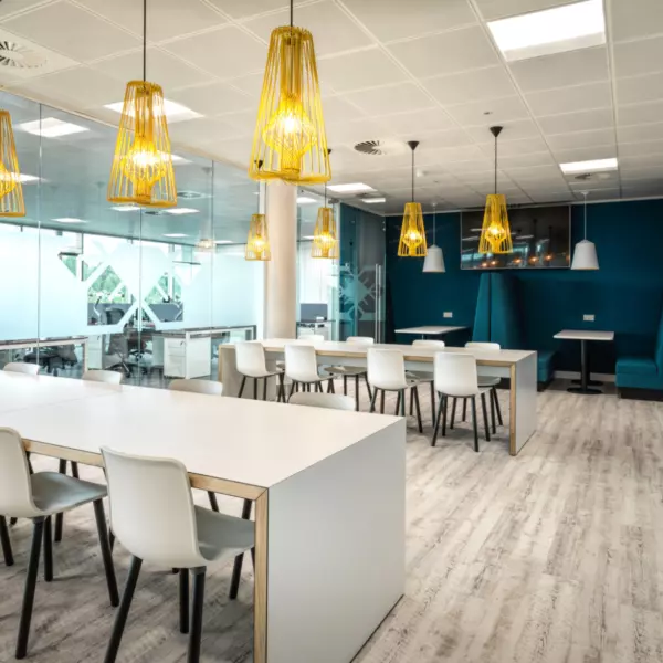 Teapoint with a variety of seating