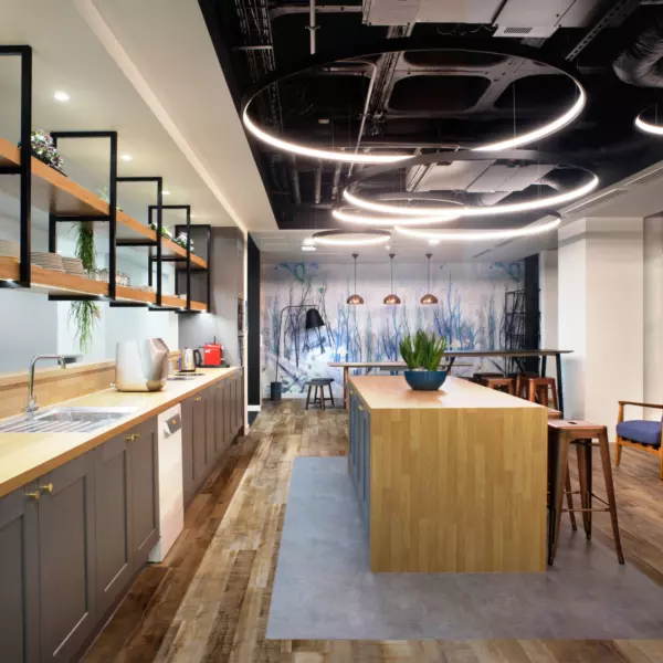 Teapoint with a variety of seating