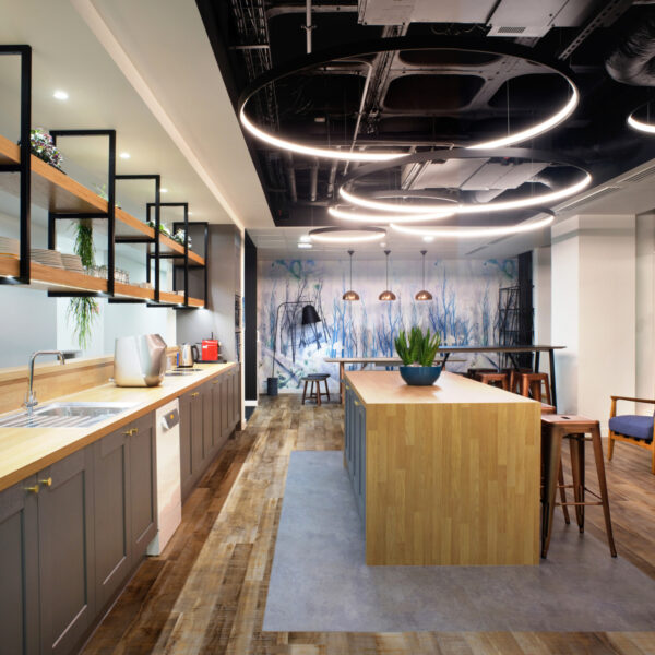 Teapoint with a variety of seating