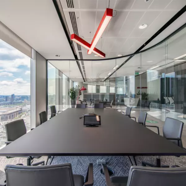 Boardroom with a view over central London