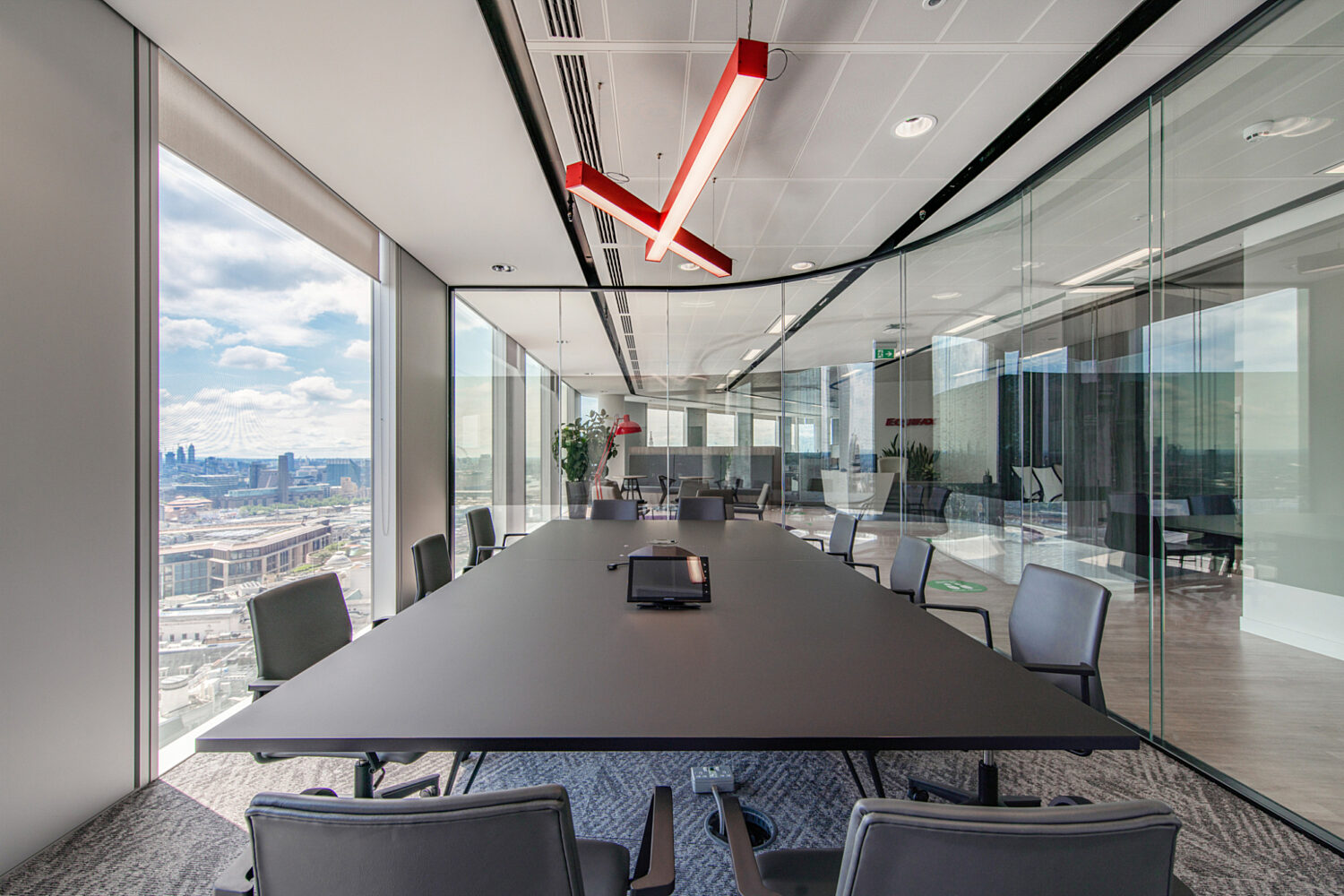 Boardroom with a view over central London