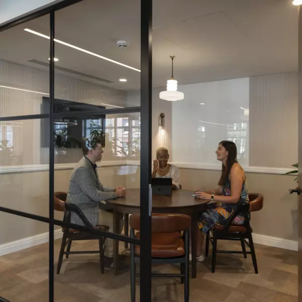 Formal meeting room with dado rail detailing