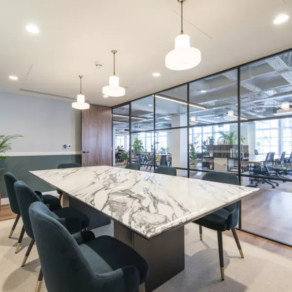 Glazed meeting room inspires transparency