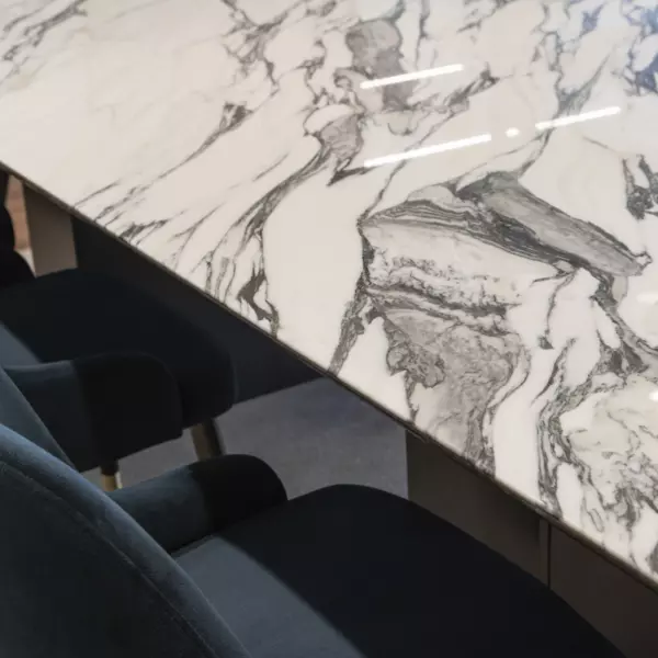 Repurposed marble table