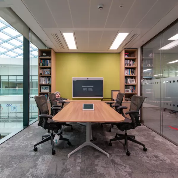 Generation Investment Management meeting room inundated in natural light