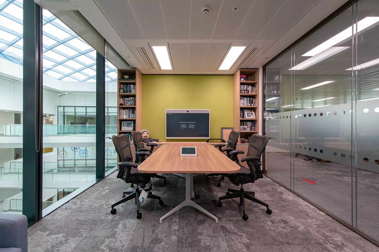 Generation Investment Management meeting room inundated in natural light