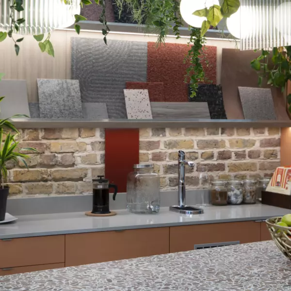 Interface office design material details