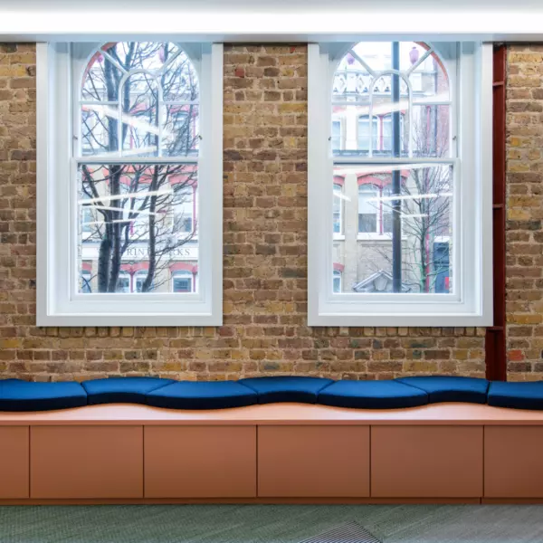 Bench seating at Interface