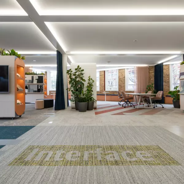 Open plan flexible office for Interface