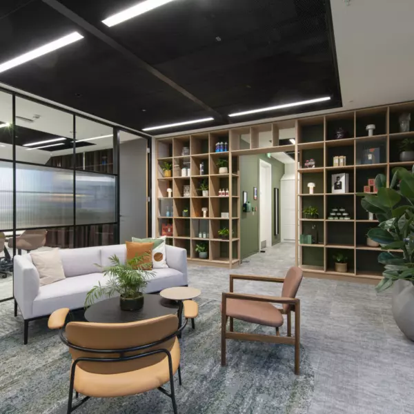 Bringing a touch of home to a modern office