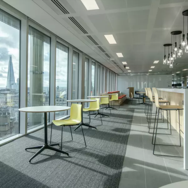 Teapoint with a view of the Shard