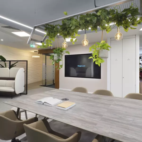 Morgan Lovell Office Fit Out Neutral Desk