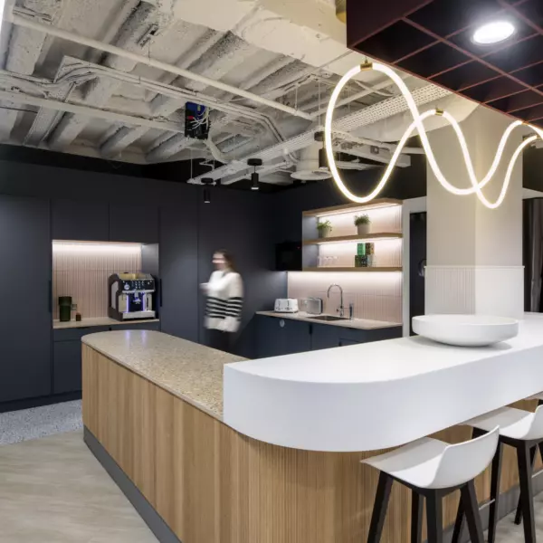 Kitchen in London office