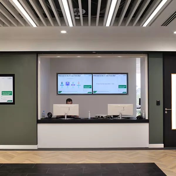 Quilters reception area