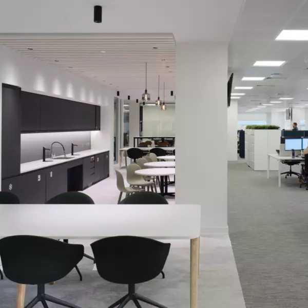 Traditional space combines with a modern teapoint