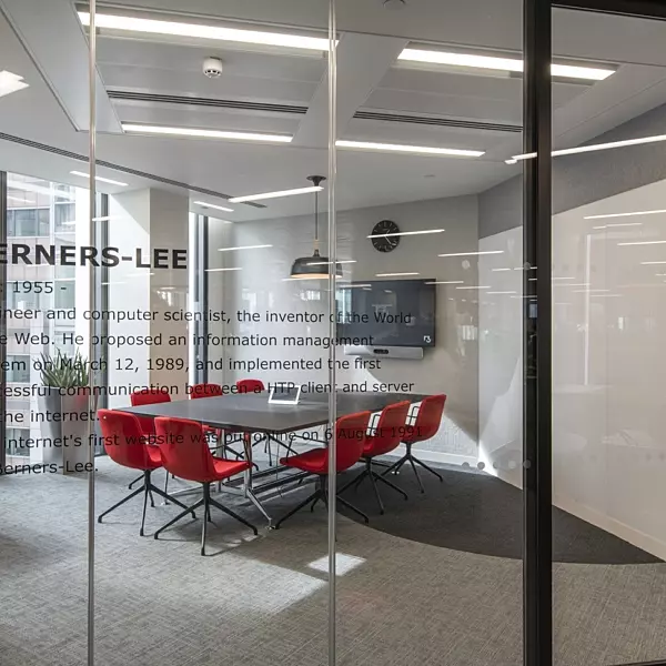 R3 Meeting room fit out with glass walls