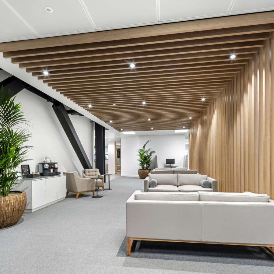 Morgan Lovell Timber Wooden Beam Office Design