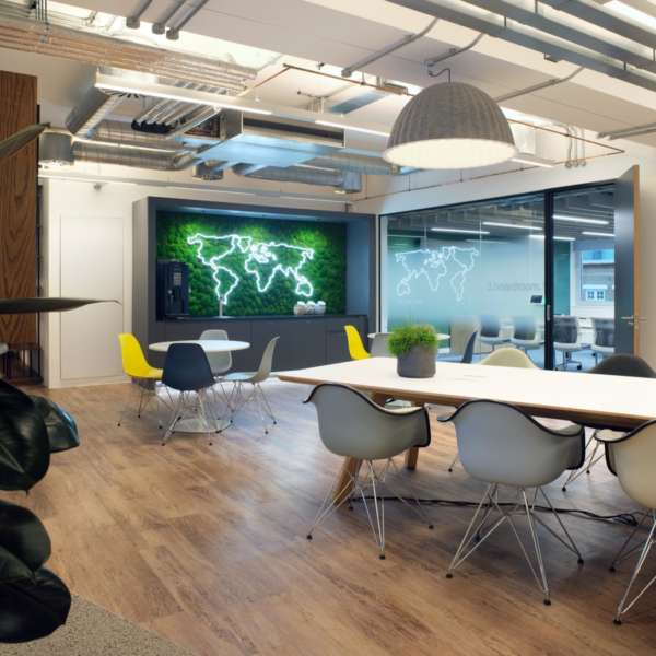 SAGE Publishing living wall Fit Out