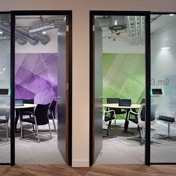 SAGE Publishing high tech meeting room Fit Out