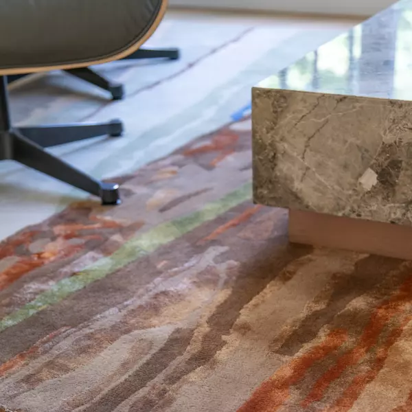 Teck A deconstructed mine rug