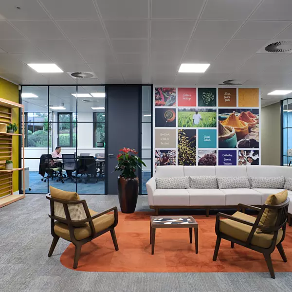 Collaboration space at Vibrant Foods