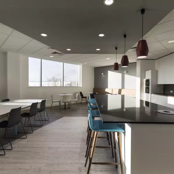 Wave Optics teapoint and collaboration space