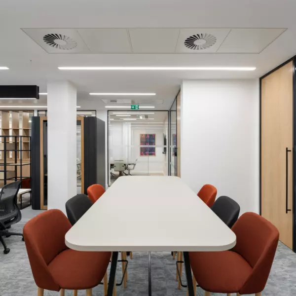 Touchdown collaboration space at Wood Group