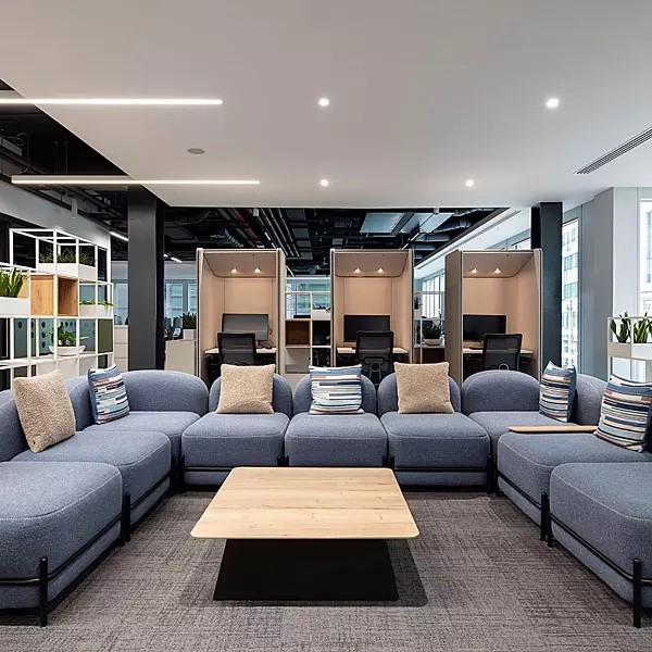 Soft furnishings at Abrdn