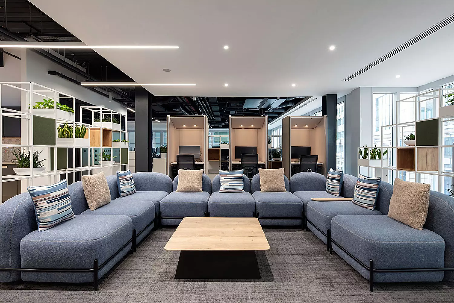 Soft furnishings at Abrdn