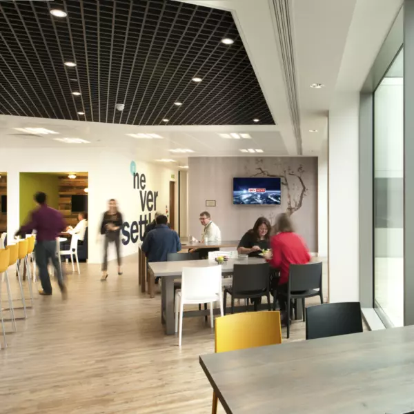 Manhattan Associates Office Design Kitchen Breakout Space