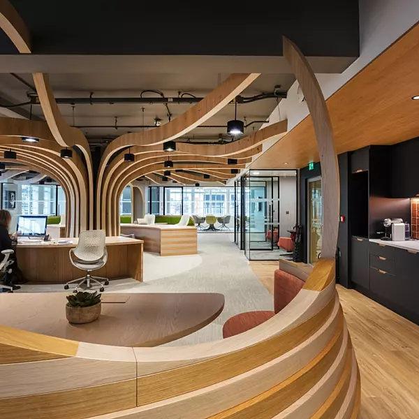 Morgan Sindall tree in office design