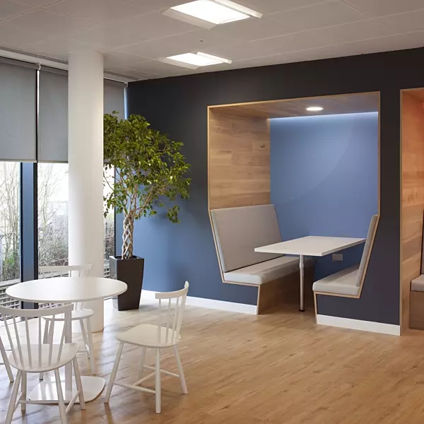 Office privacy booth in cool office design