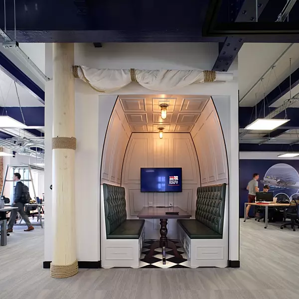 Royal Navy nautical high tech office pod