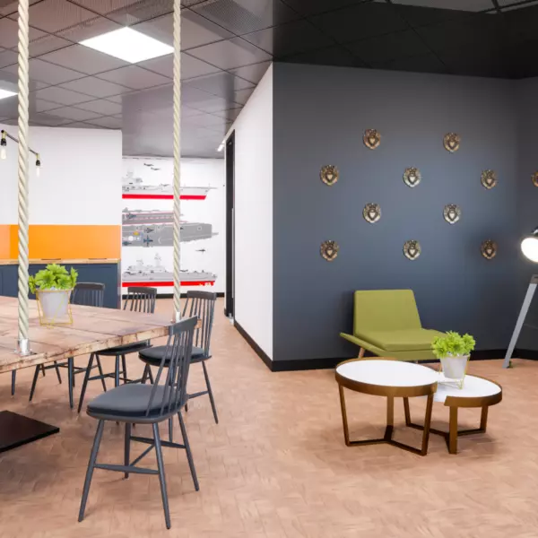 Nautically inspired office design