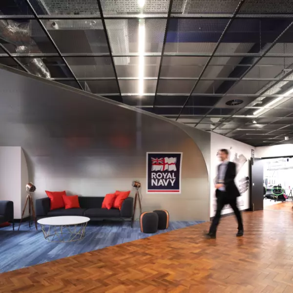 Royal Navy seating and ship inspired finishes