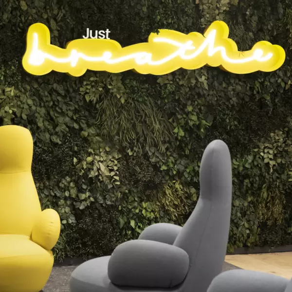 University of Surrey Office Fit Out Neon Colourful Seating