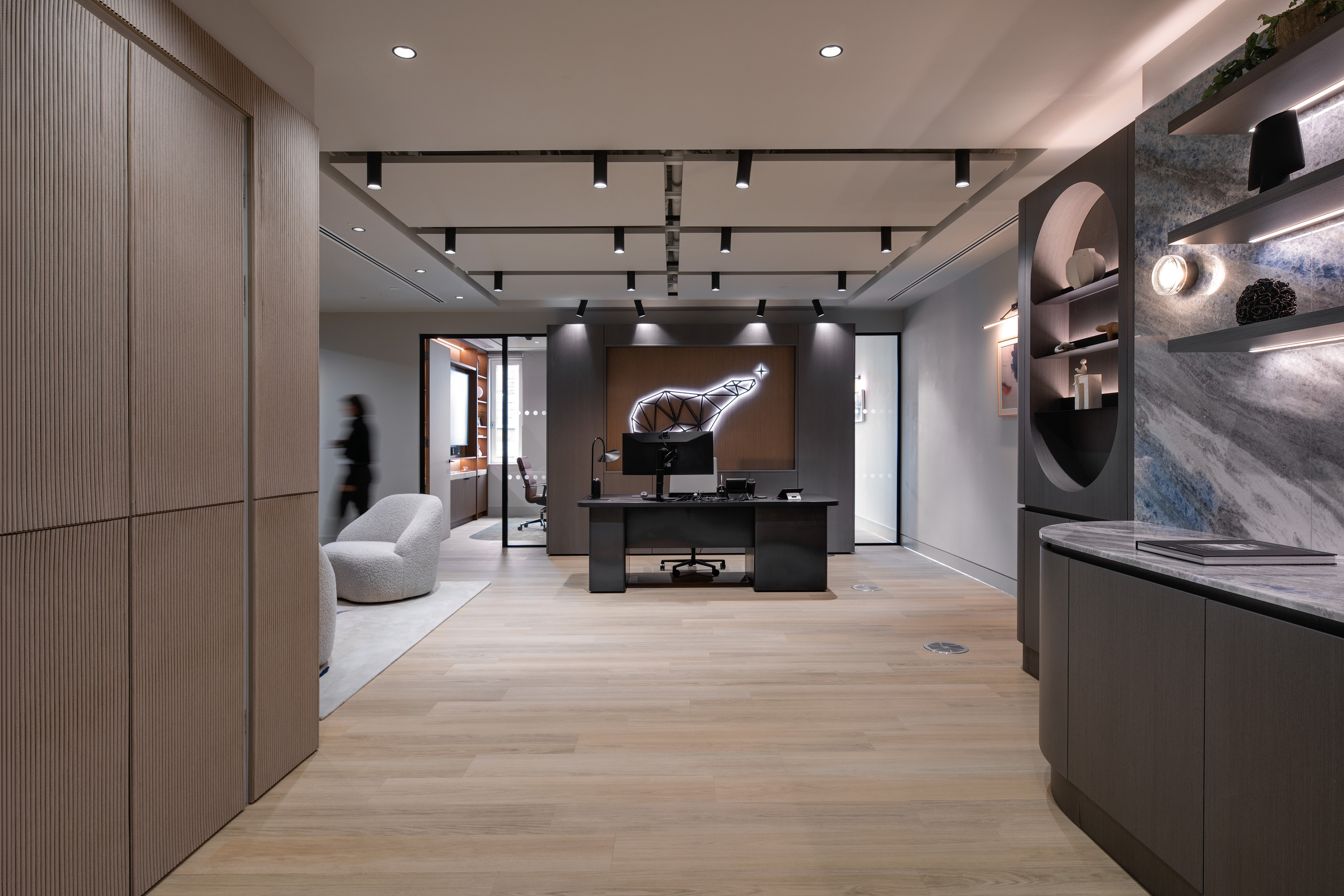 London office reception design