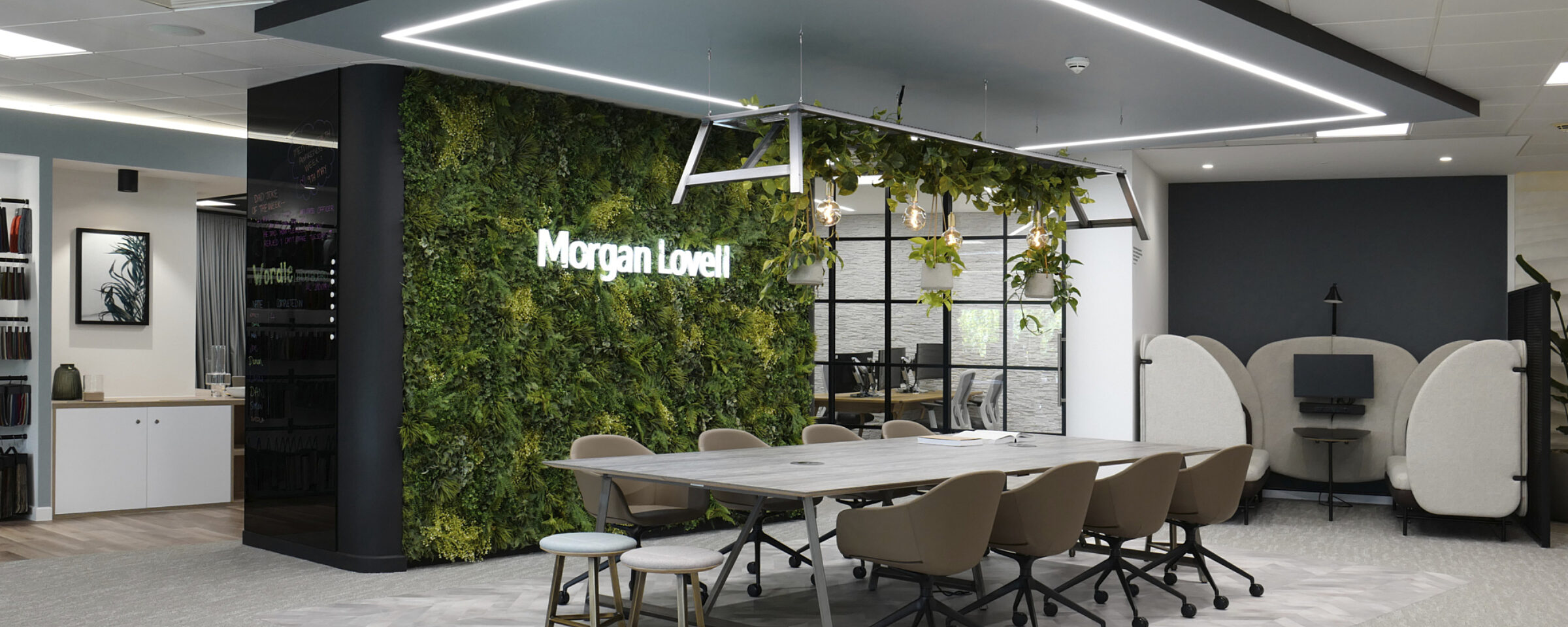 Green wall at Bracknell office